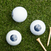 Een kant van de wolken golfballen (Insitu Gras)