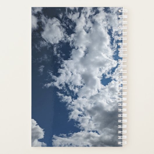 Een kant van de wolken planner (Achterkant)