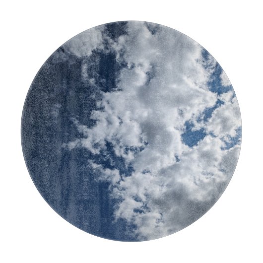 Een kant van de wolken snijplank (Voorkant)