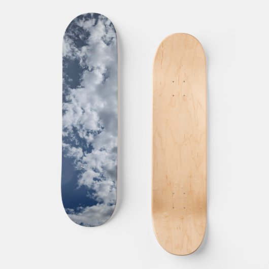 Een kant van wolken persoonlijk skateboard (Voorkant)