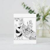 Een kantelbijen briefkaart (Staand voorkant)