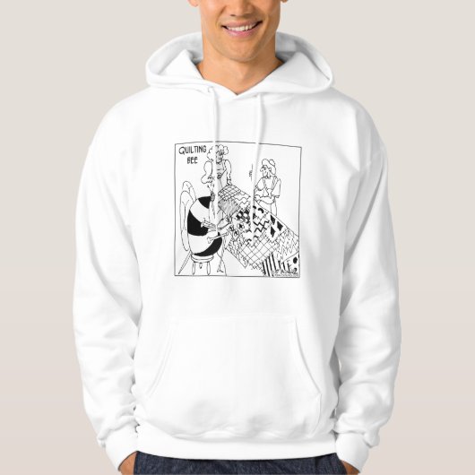 Een kantelbijen hoodie (Voorkant)