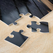 Een kapitein bouwt een schip in een fles legpuzzel (Zijkant)