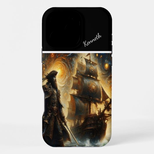 Een kapiteins afscheid iPhone hoesje (Achterkant)