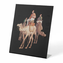 Een karavaan van Arabische kamelen die 's nachts r