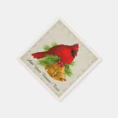 Een  kardinaal Elegant servet - SRF (Hoek)