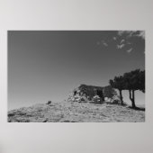 "Een kasteel op Sandia" Poster (Voorkant)