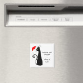 Een kat aannemen magneet (Insitu (Vaatwasser))