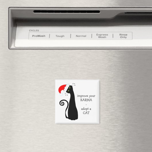 Een kat aannemen magneet (Insitu (Vaatwasser))