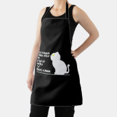 Een kat aannemen schort (Insitu)