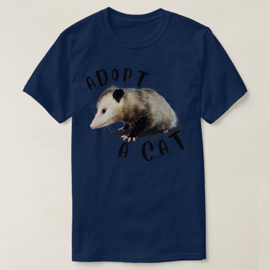 Een kat aannemen t-shirt (Design voorkant)