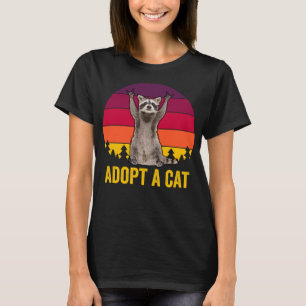 Een kat aannemen t-shirt