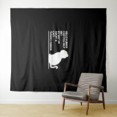 Een kat aannemen wandkleed (In Situ (horizontaal))