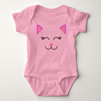 Een kat baby bodysuit