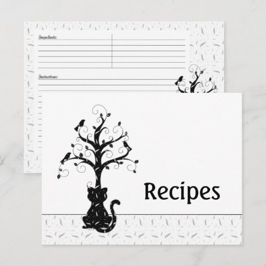 Een Kat-beeldschermkaart Briefkaart (Voorkant / Achterkant)