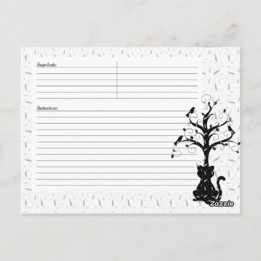 Een Kat-beeldschermkaart Briefkaart (Achterkant)