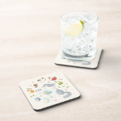 Een kat-dag - Mijn kat-brei van de dag Bier Onderzetter (Rechterzijde)