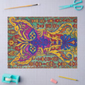 Een kat dat op zijn achterbenen staat door Louis W Tissuepapier (Craft)