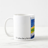 Een kat en een vuurtoren Mok (Links)