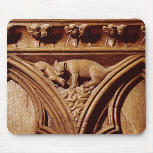 Een kat en muis van een koor. muismat (Voorkant)