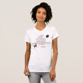 Een kat-gebeden dames-nest-T-shirt T-shirt (Voorkant volledig)