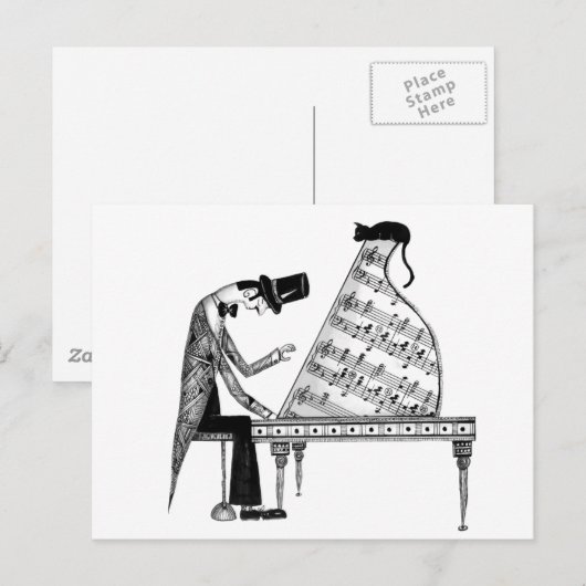 Een kat genaamd Sonata Briefkaart (Voorkant / Achterkant)