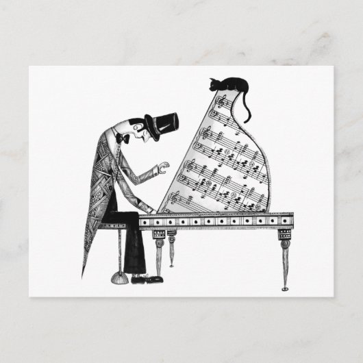 Een kat genaamd Sonata Briefkaart (Voorkant)