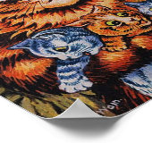 EEN KAT HAAR KITTENS LOUIS WAIN POSTER (Hoek)