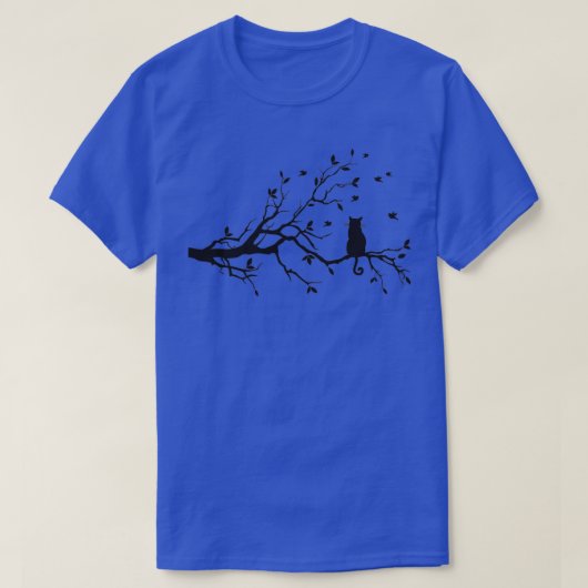 Een kat in de boom t-shirt (Design voorkant)