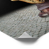 Een kat in de nacht met saxofoons - Cat Lover Cft Poster (Hoek)