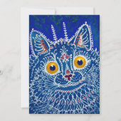 Een kat in een gotische stijl, van Louis Wain Bedankkaart (Voorkant)