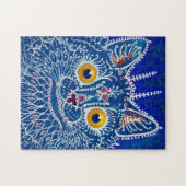 Een kat in een gotische stijl, van Louis Wain Legpuzzel (Horizontaal)