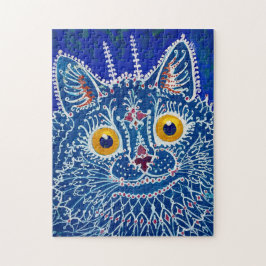 Een kat in een gotische stijl, van Louis Wain Legpuzzel