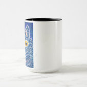 Een kat in een gotische stijl, van Louis Wain Mok (Midden)