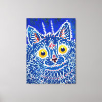 Een kat in gotische stijl door Louis Wain