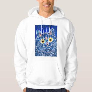 Een kat in gotische stijl door Louis Wain Hoodie