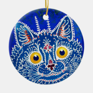 Een kat in gotische stijl door Louis Wain Keramisch Ornament