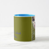 Een kat kan een koning een grappige beker zien mok (Midden)