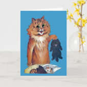 Één Kat leidt tot Een andere Kaart van de Kat (Gele Bloem)