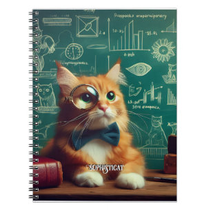 Een kat met een monocle II Notitieboek