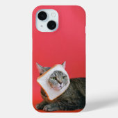 Een kat met een pet Case-Mate iPhone case (Achterkant)
