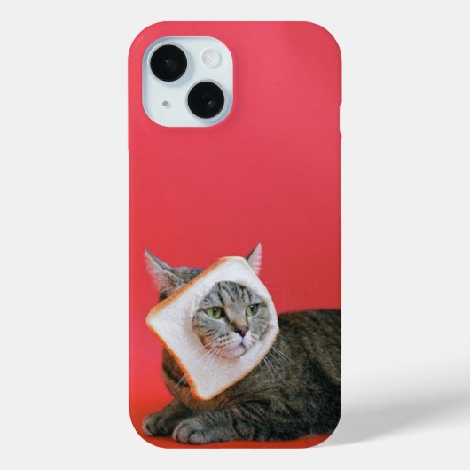 Een kat met een pet Case-Mate iPhone case (Achterkant)