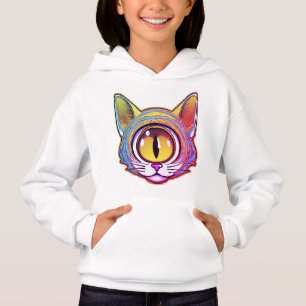 Een kat met gele ogen