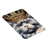 Een kat met kroon magneet (Rechterzijde)