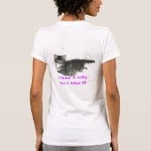 Een Kat opslaan T-shirt (Achterkant)