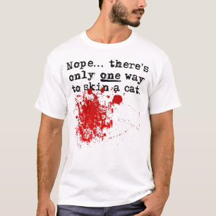 Een Kat Villen Bloedstollend Grappig T-Shirt