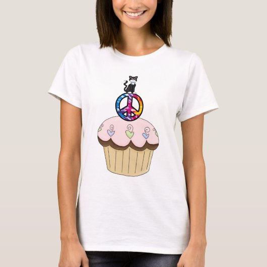Een Kat voor vredeskostuum T-shirt (Voorkant)