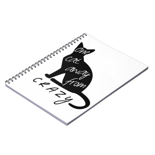Een kat weg van CRAZY Notitieboek (Linkerzijde)