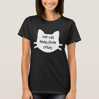 Een kat weg van gek T-shirt grappig
