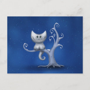 Een katje van Cheshire (Kerstmis) Feestdagenkaart